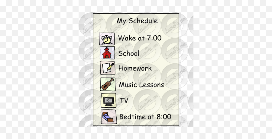 Schedule Picture For Classroom - Schedule Clipart Emoji,Schedule Clipart