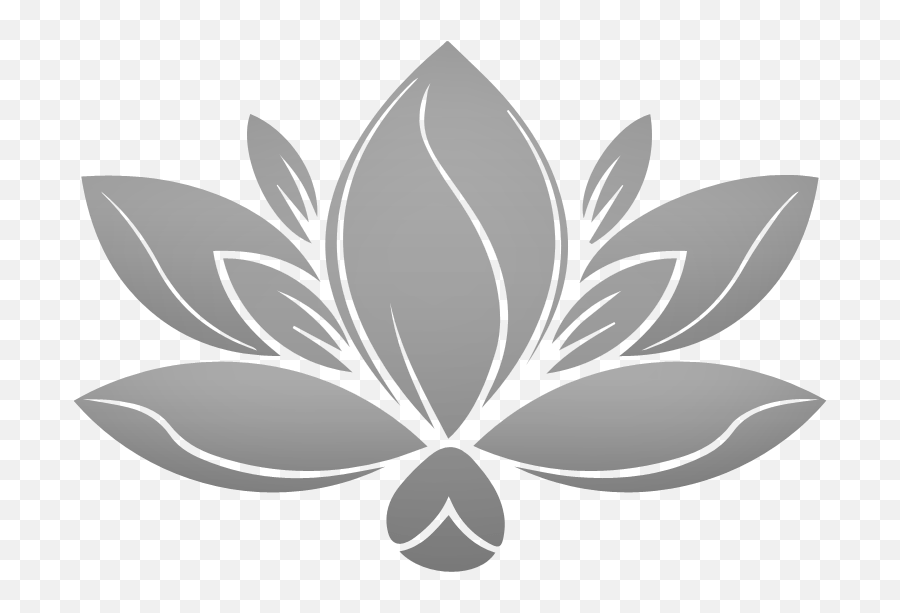 Download Lotus Gray No Background - Transparent Background Nenuphar Restaurant Emoji,Lotus Flower Transparent Background