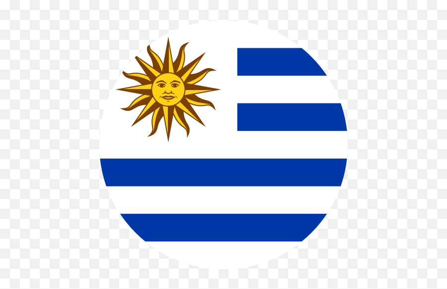 Vector Country Flag Of Uruguay Emoji,Circle Vector Png