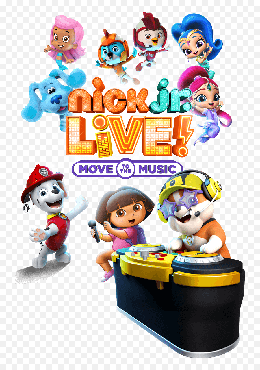 Nick Jr - Nick Jr Live Move To The Music Emoji,Nick Jr Logo