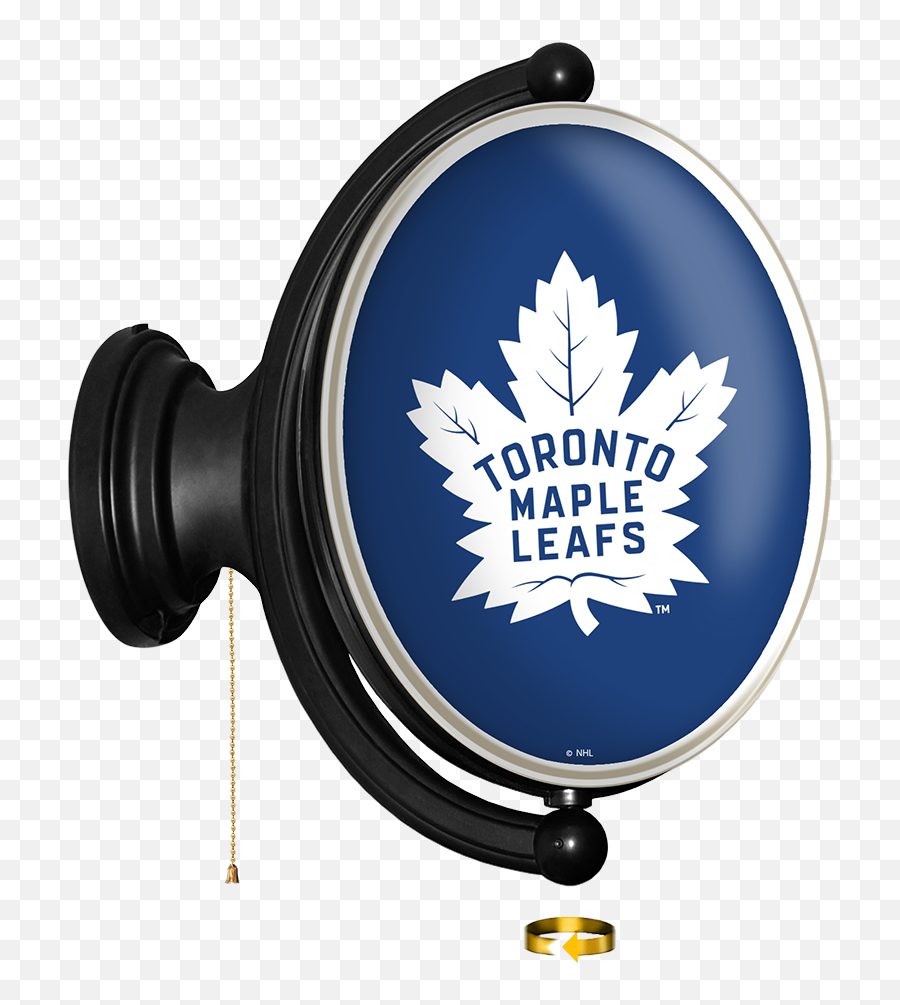 Toronto Maple Leaf Original Oval Rotating Lighted Wall Sign Emoji,Toronto Maple Leafs Logo Png