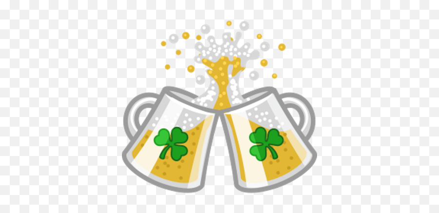 St Patricks Day Pints Transparent Png - Beer St Patricks Day Png Emoji,St. Patrick's Day Clipart