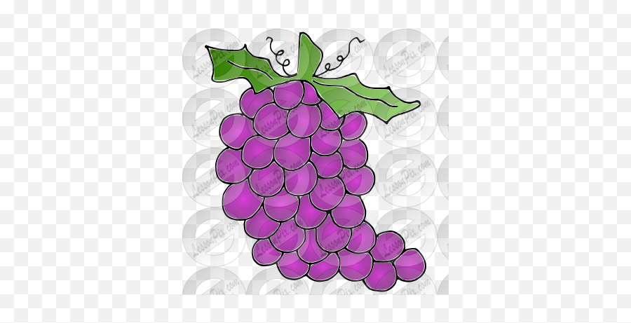 Grapes Picture For Classroom Therapy Use - Great Grapes Emoji,Grape Clipart Black And White