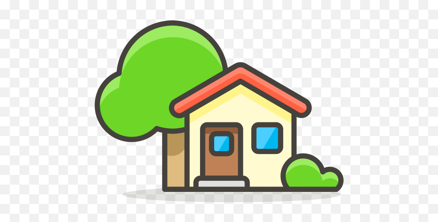 House With Garden Free Icon Of 780 Free Vector Emoji,100 Emoji Transparent Background