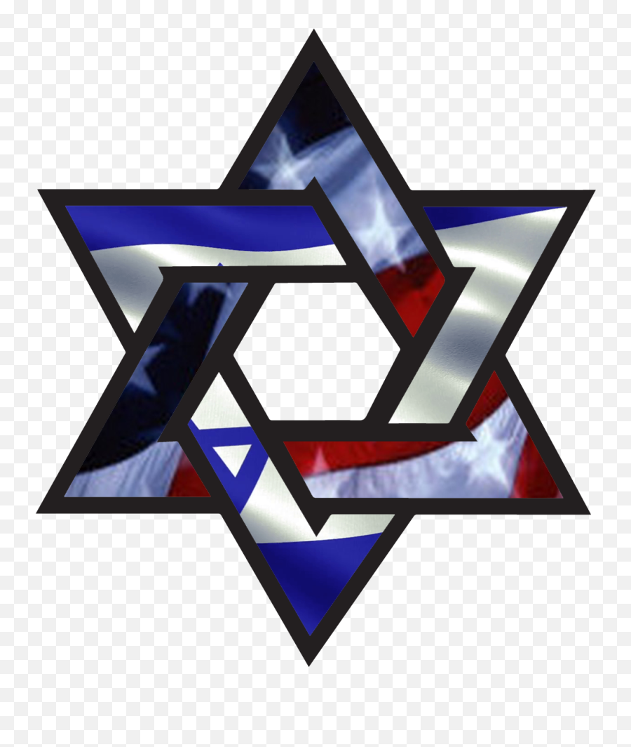 American Jew Flag Star Of David Clipart - Full Size Clipart Emoji,Star Of David Clipart