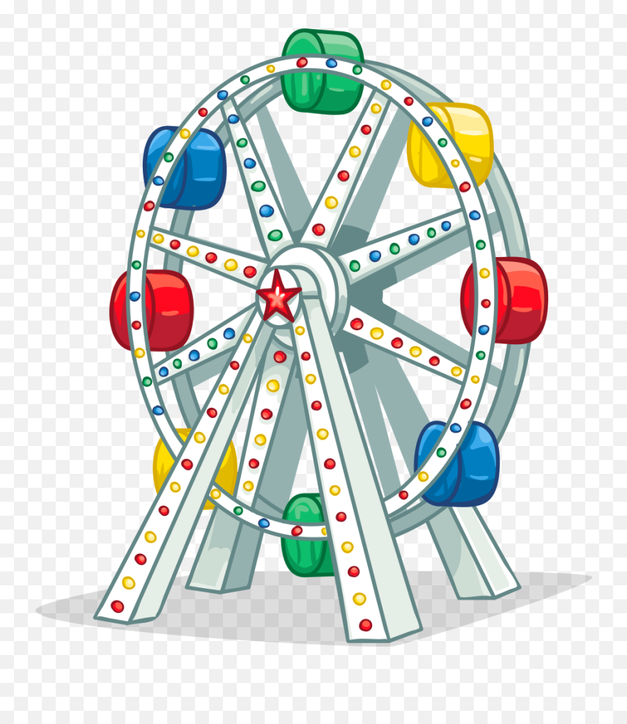 Transparent Background Ferris Wheel - Circus Cartoon Png Ferriswheel Emoji,Ferris Wheel Clipart