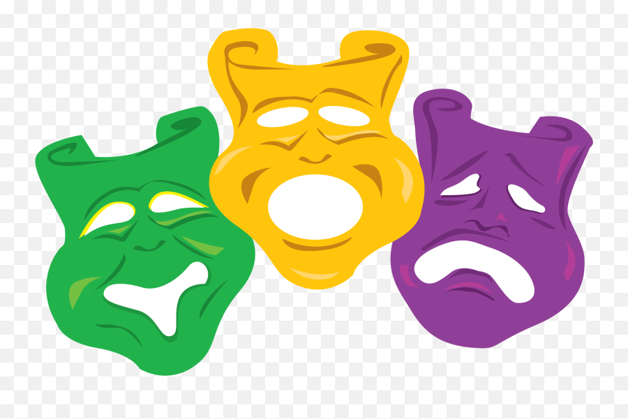 Mardi Gras Colors Mask Clip Art - Clipart Mardi Gras Face Mask Emoji,Mardi Gras Clipart