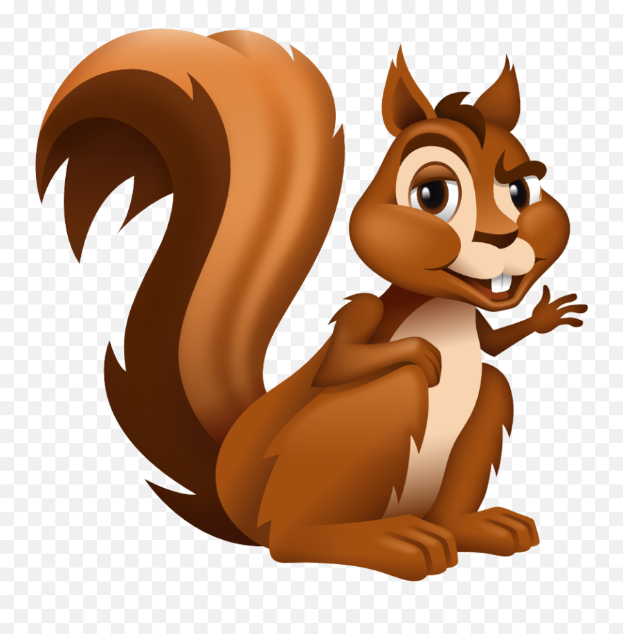 Download Hd Animated Squirrel Png Transparent Png Image - Head Of A Cartoon Squirrel Emoji,Squirrel Png