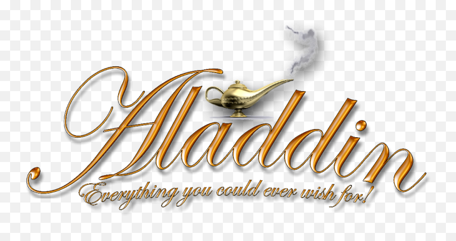 Aladdin Family Pantomime Script - Language Emoji,Aladdin Logo