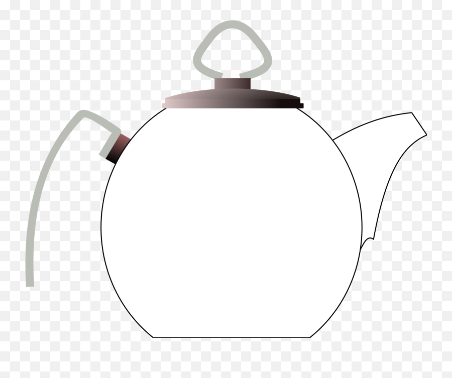 White Teapot Clipart Png - Lid Emoji,Teapot Clipart