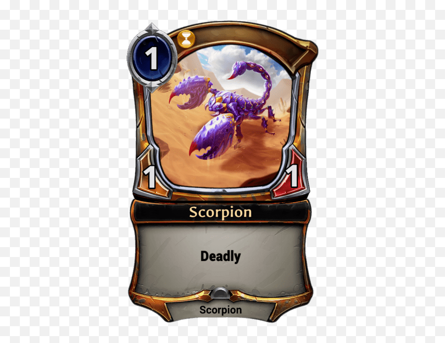 Scorpion Eternal Cards Eternal Warcry - Porcelain Mask Emoji,Scorpion Png
