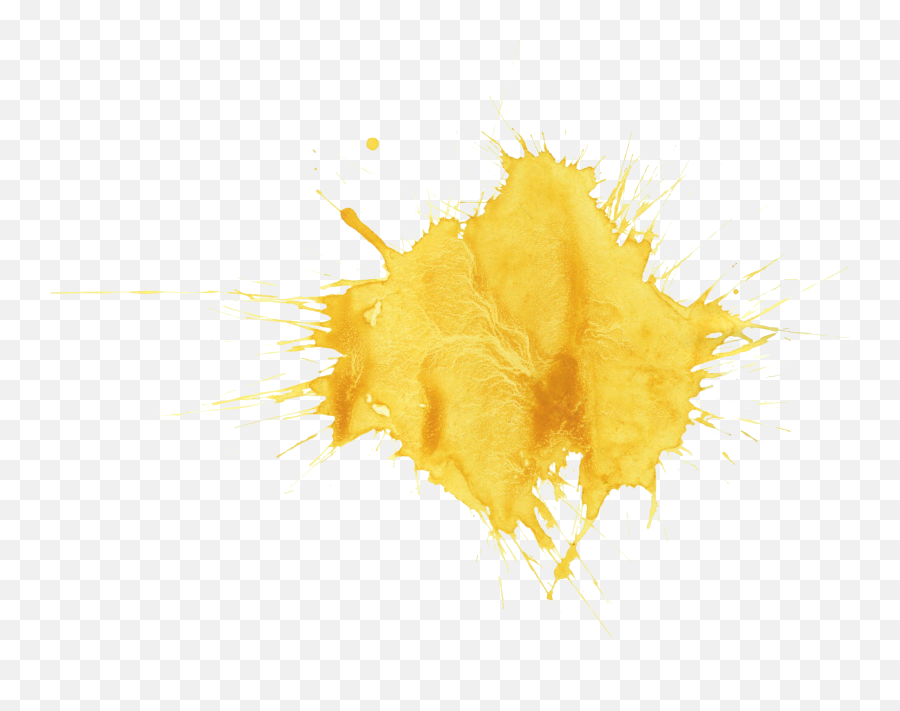 20 Yellow Watercolor Splatter Png Transparent Onlygfx - Gold Watercolor Splash Emoji,Watercolor Splash Png