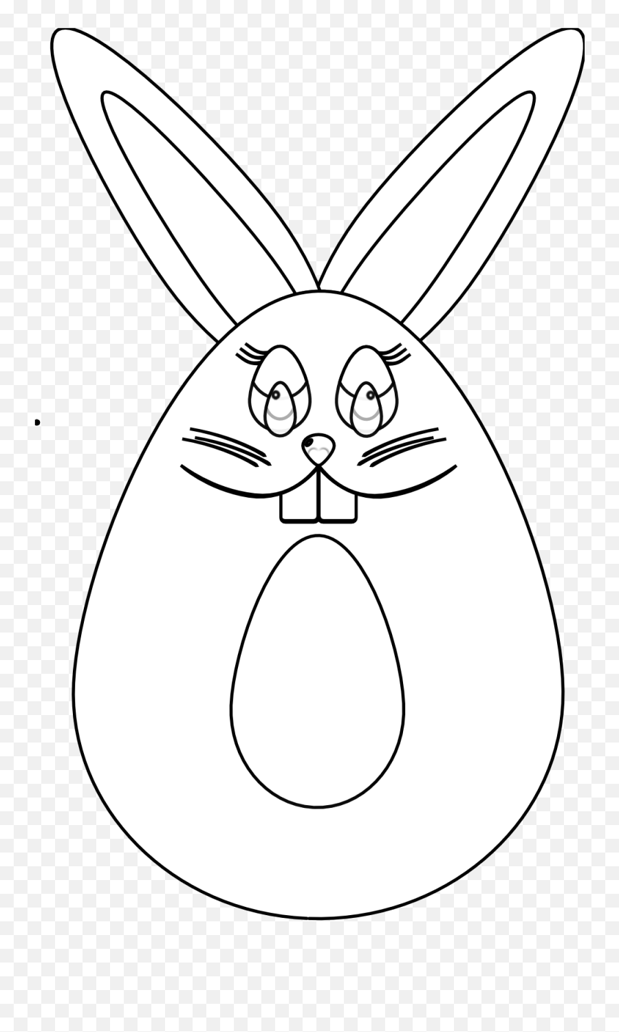 Bunny Clipart Black And White - Clip Art Library Emoji,Bunny Clipart Black And White