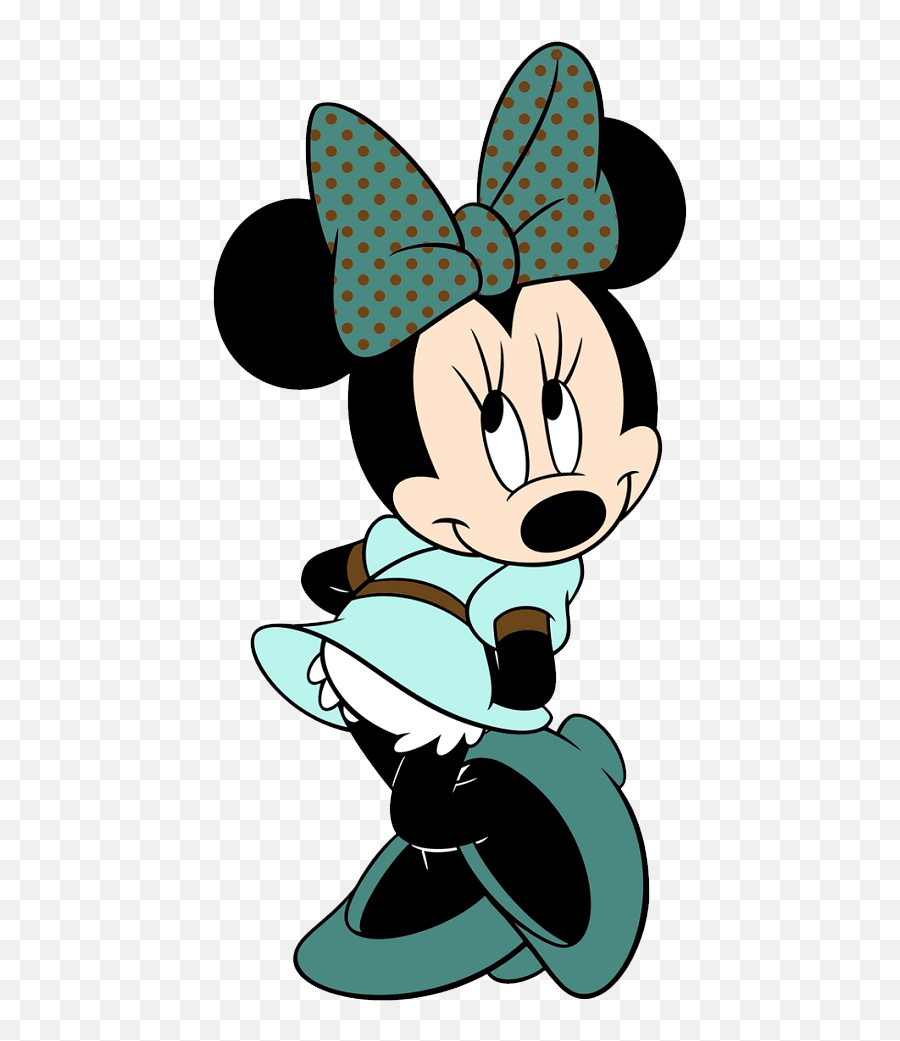 Minnie Mouse Clipart - Clipartworld Minnie Mouse In Blue Emoji,Mouse Png