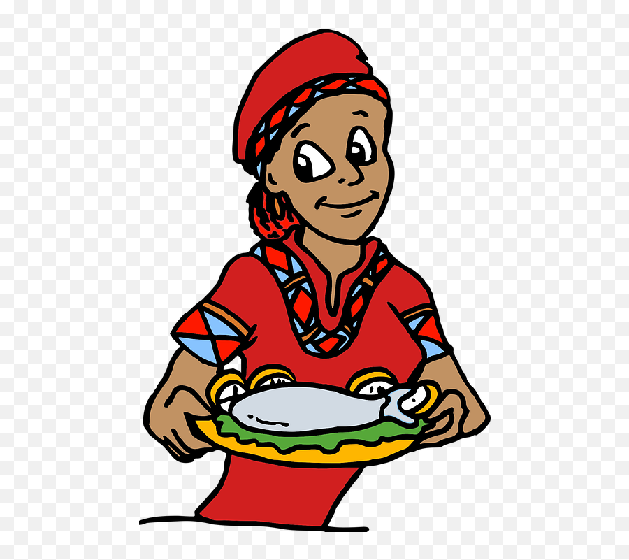 Download Pizza Chef Clipart 20 - African Culture Art African Food Vector Png Emoji,Chef Clipart
