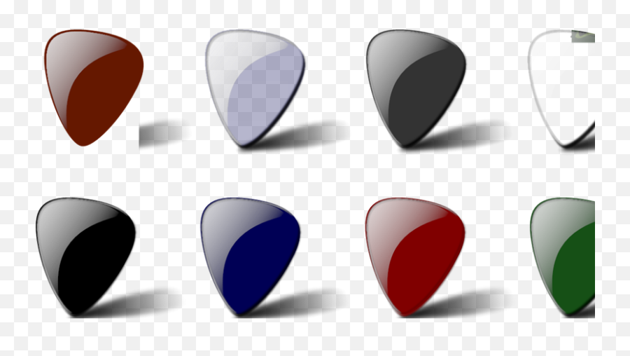 Guitar Pick Set Svg Vector Guitar Pick Set Clip Art - Svg Girly Emoji,Pick Clipart