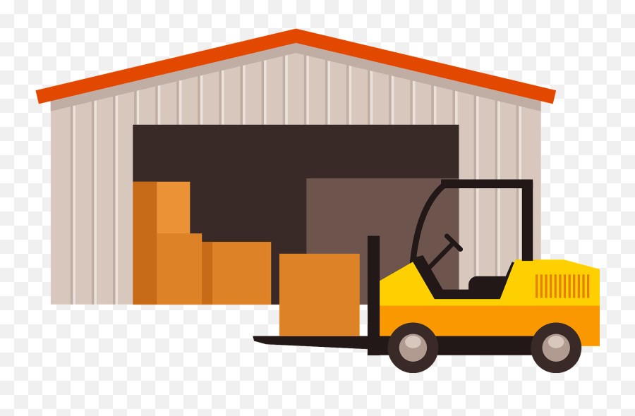 Warehouse Forklift Clipart - Warehouse Clipart Emoji,Warehouse Clipart