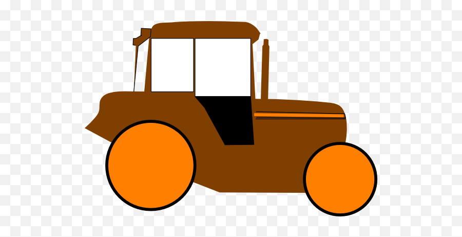 Tractor Jhon Deere Vector Transparent - Brown Tractor Clipart Emoji,Tractor Clipart