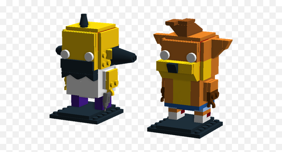 Download Crash Bandicoot Brickheadz - Lego Ideas Full Size Crash Bandicoot Lego Emoji,Ideas Png