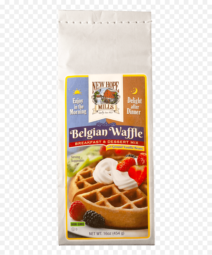 Belgian Waffle Mix - New Hope Mills Belgian Waffle Mix Emoji,Waffle Transparent