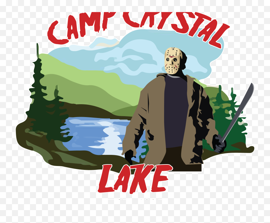 Camp Crystal Lake Counselor Square - Camp Crystal Lake Svh Emoji,Friday The 13th Logo Png