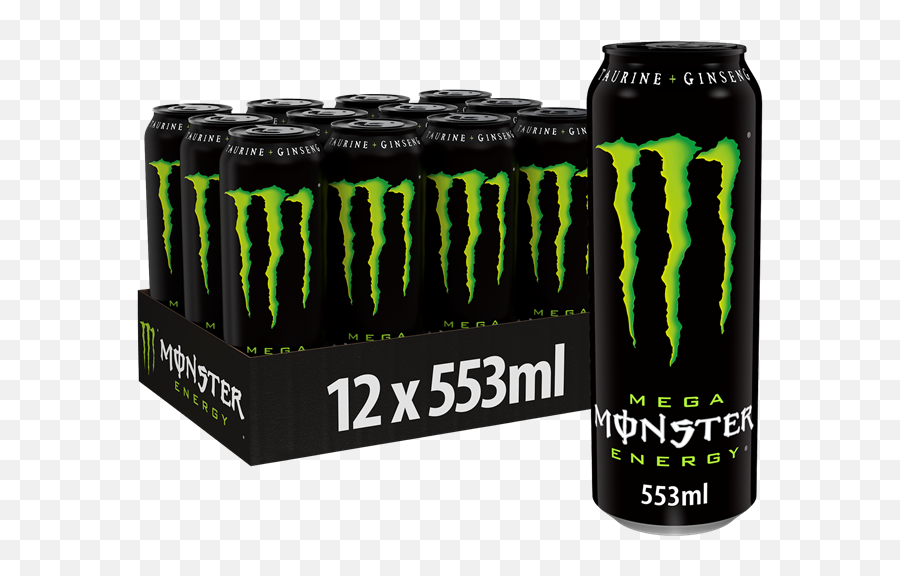 Monster Energy Drink Cans Resealable 553ml 149 12 Pack - Monster Energy Emoji,Monster Energy Drink Logo