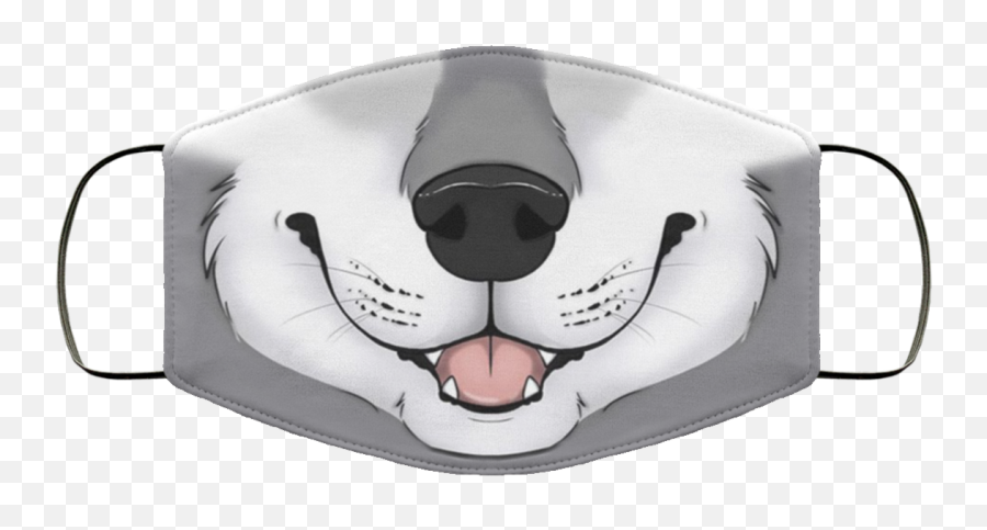 Fursona Wolf Face Mask - Wolf Face Mask Emoji,Wolf Face Png