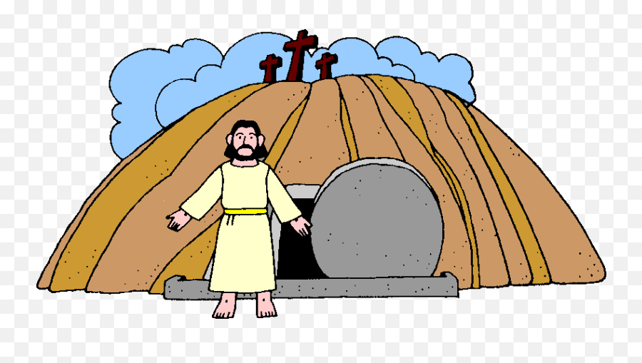 Jesus Clipart Standing Jesus Standing - Resurrection Clipart Emoji,Jesus Clipart