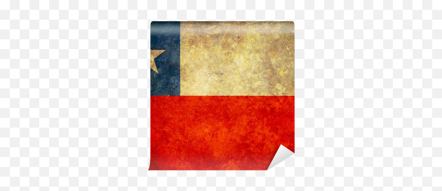 Grunge Chile Flag Wall Mural Pixers Emoji,Chile Flag Png