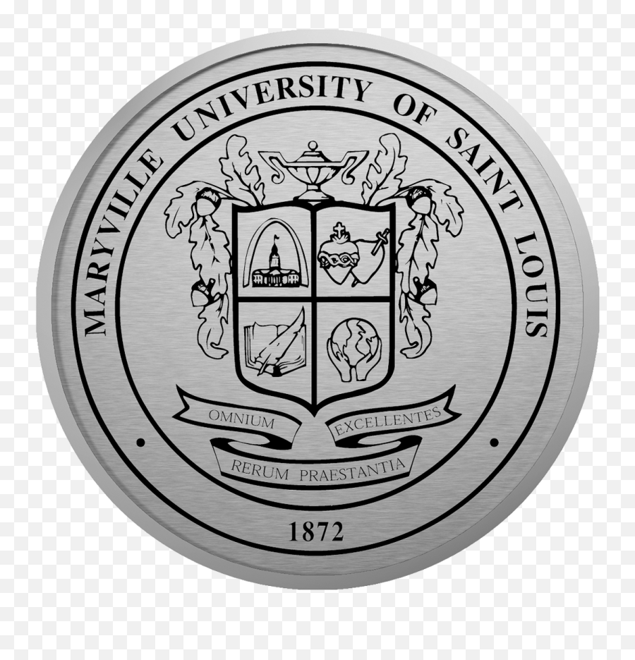 Maryville University Of St Louis Century Silver Engraved Emoji,Maryville University Logo