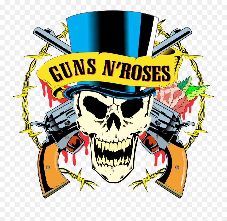 Download Guns And Roses Hd Png Auto Design Tech - Guns N Emoji,Guns N' Roses Logo