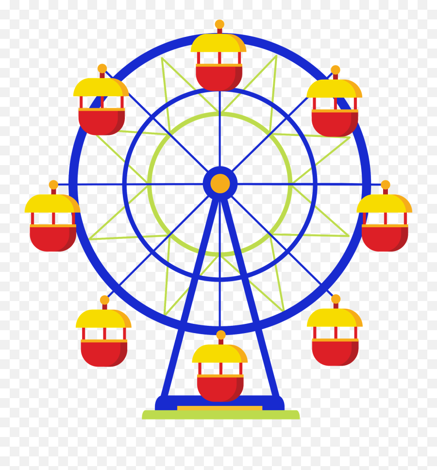 Ferris Wheel Clipart - Ferris Wheel Clipart Emoji,Ferris Wheel Clipart