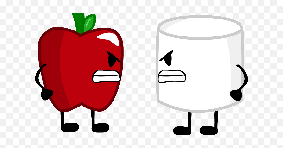 Marshmallow And Apple Oldies - Inanimate Insanity Marshmallow Inanimate Insanity Emoji,Marshmallow Clipart