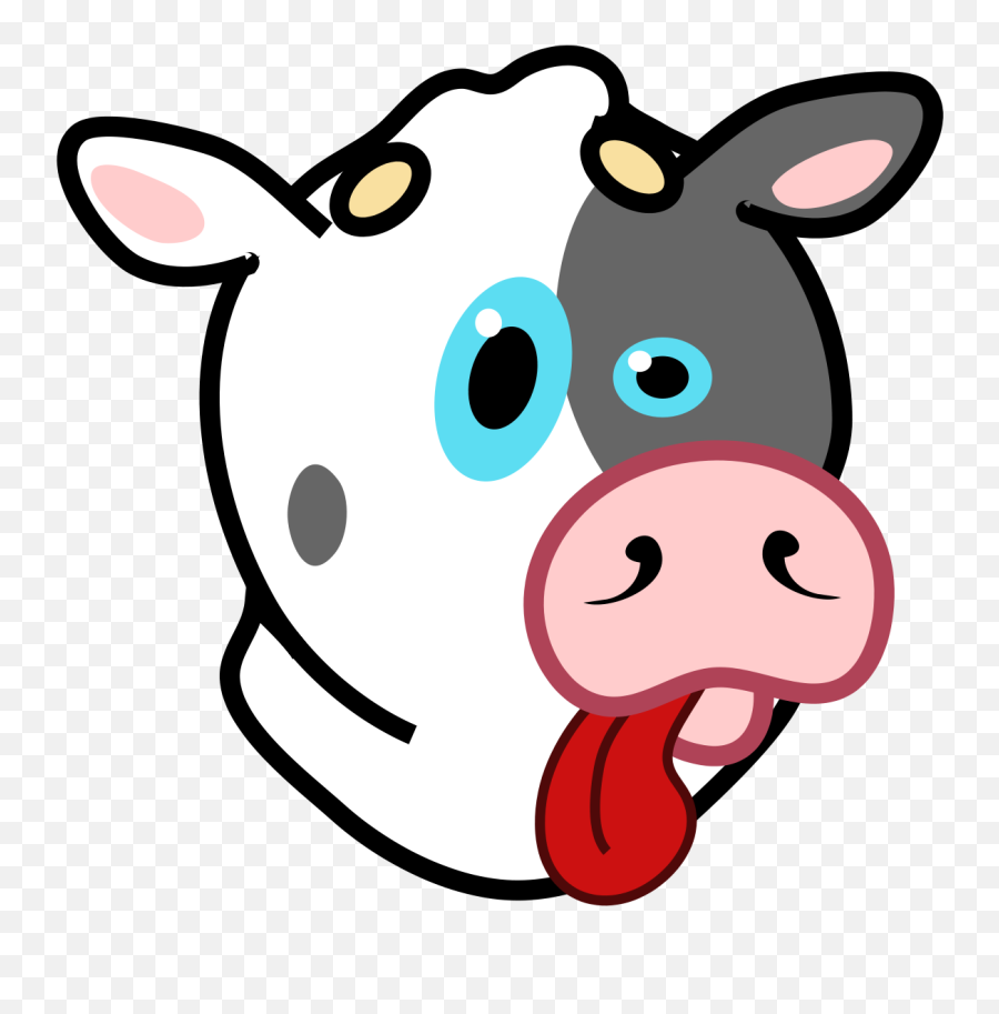 Cow With Tongue Out Cover Art Clipart - Full Size Clipart Vaca Con Lengua De Fuera Emoji,Tongue Clipart