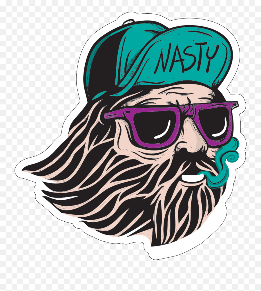 Oldman Nastyworldwide Sticker By - Nasty Juice 50ml Logo Hair Design Emoji,Jamba Juice Logo