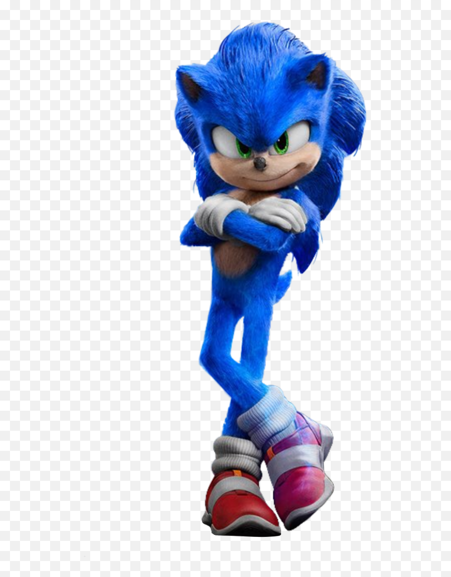 Transparent Sonic Render From The New - Sonic Do Filme Png Emoji,Sonic Transparent
