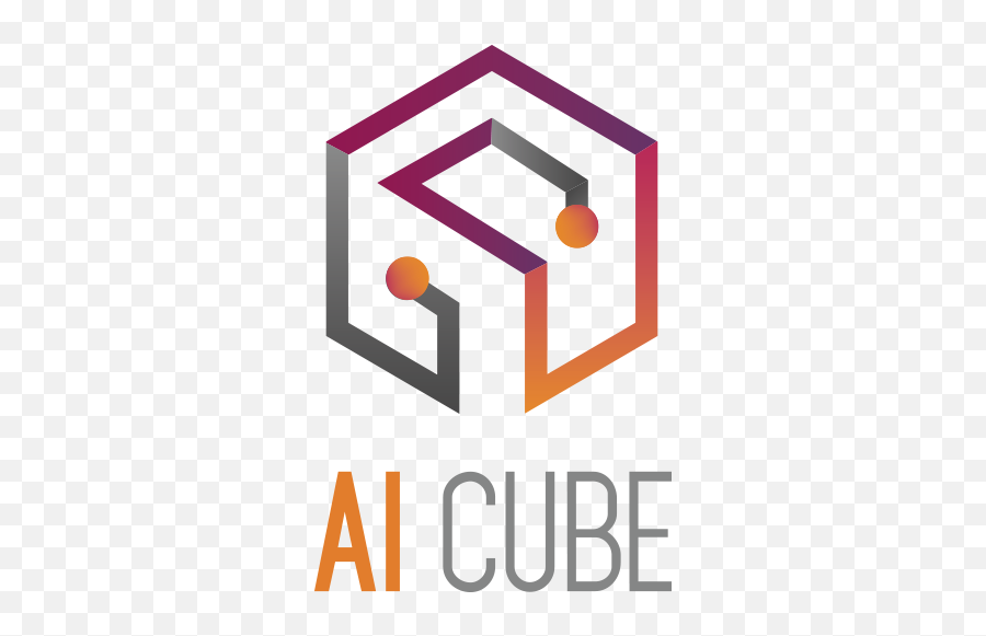 Ai - Dot Emoji,Cube Logo