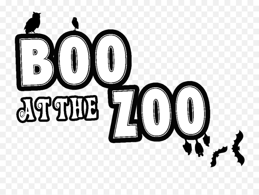 Boo At The Zoo Logo Brandywine Zoo - Zoo Calligraphy Emoji,Zoo Logo