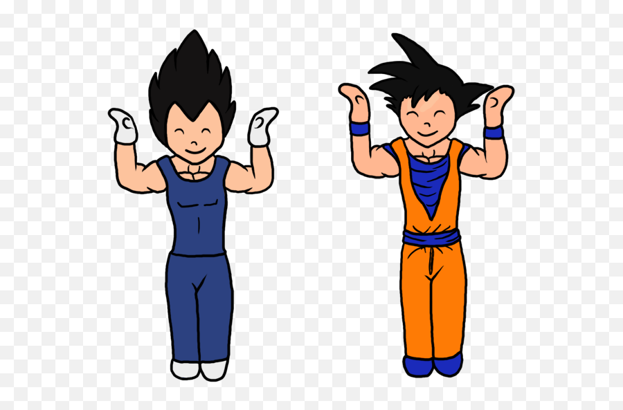 Vegeta Goku Dance - Trunk Flagged Png Download 600543 Transparent Anime Boys Dancing Gif Emoji,Vegeta Transparent