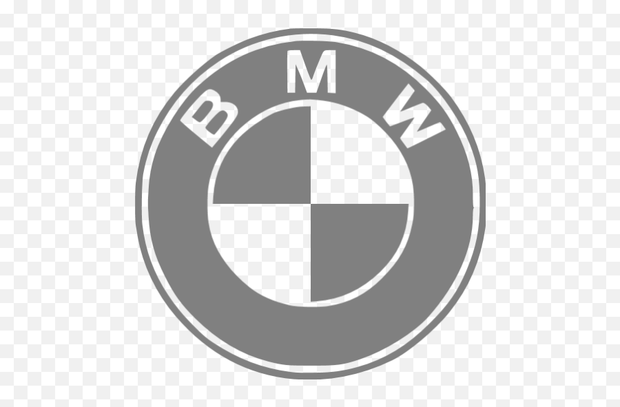 Gray Bmw Icon - Transparent Bmw Logo Black Emoji,Bmw Logo Png