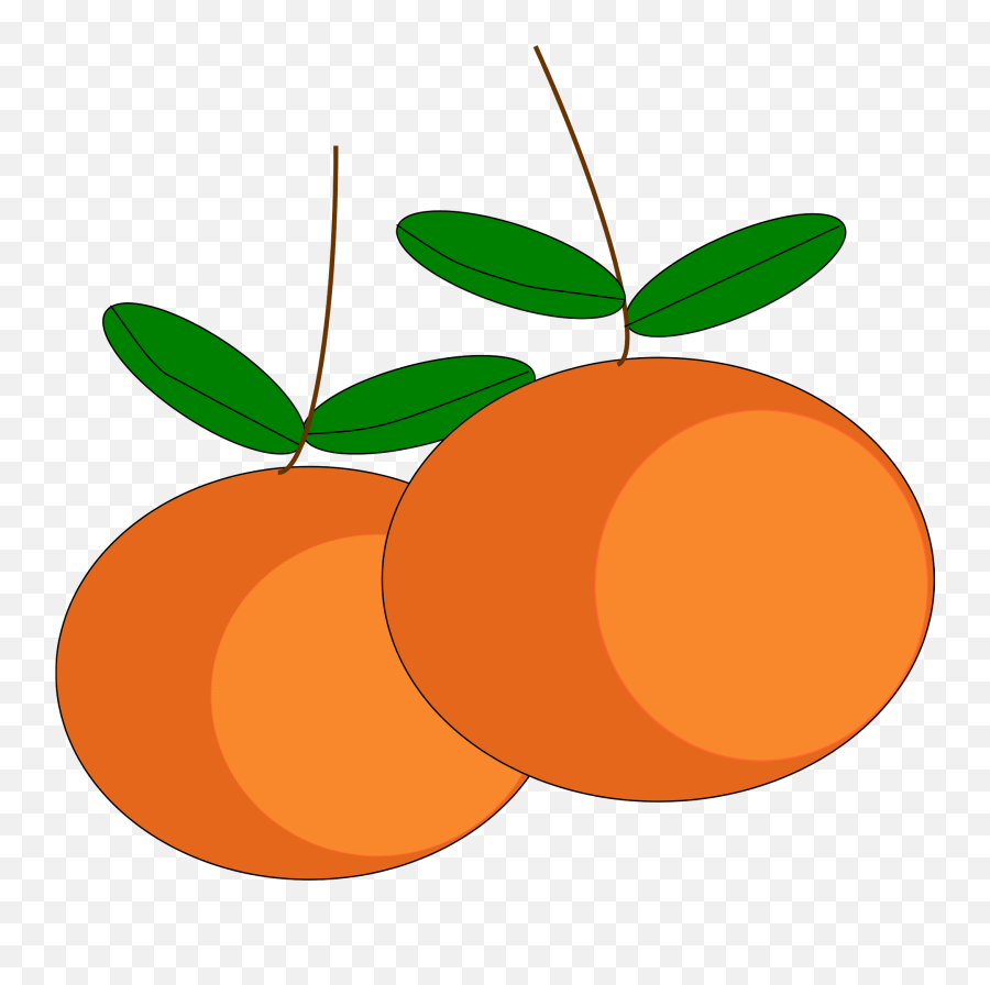 Mandarin Orange Cartoon Png Clipart - Chinese New Year Orange Cartoon Emoji,Oranges Clipart
