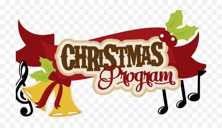 Childrenu0027s Christmas Programs Clipart - Full Size Clipart Christmas You Re Invited Clipart Emoji,Merry Christmas Clipart Black And White