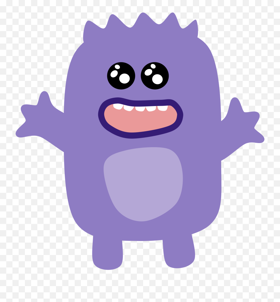 Monster Clipart Cartoon Monster - Cartoon Monster Clipart Emoji,Monster Clipart