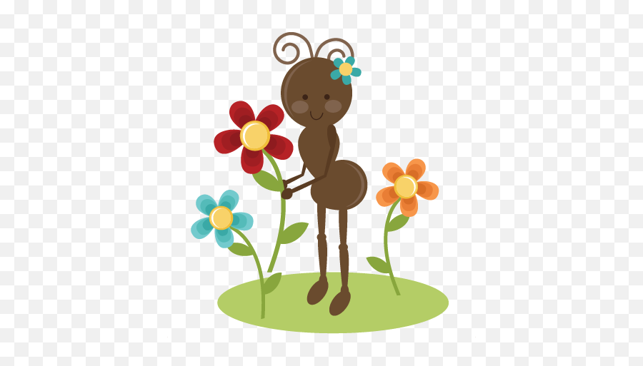 Cute Clipart - Cute Ants Clipart Png Emoji,Ant Clipart