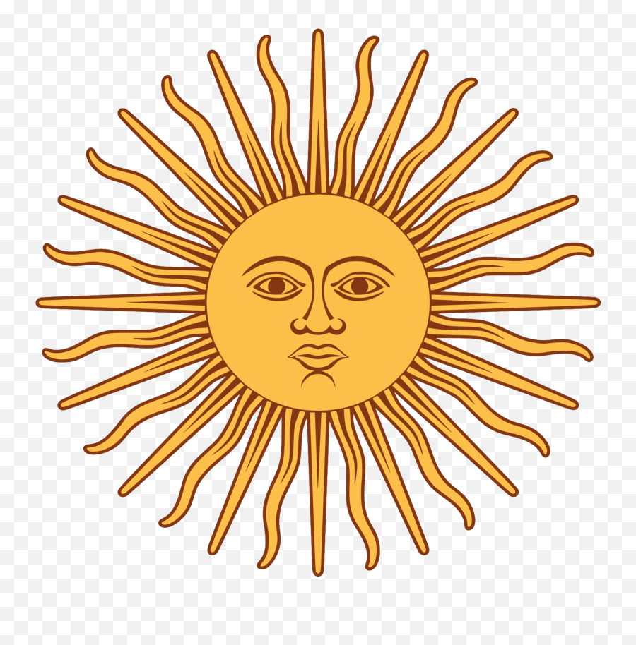 Sun Of May Svg Vector Sun Of May Clip - Argentina Flag Sun Emoji,May Clipart