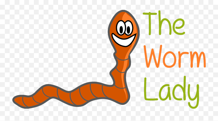 The Worm Lady - Happy Emoji,Worm Logo