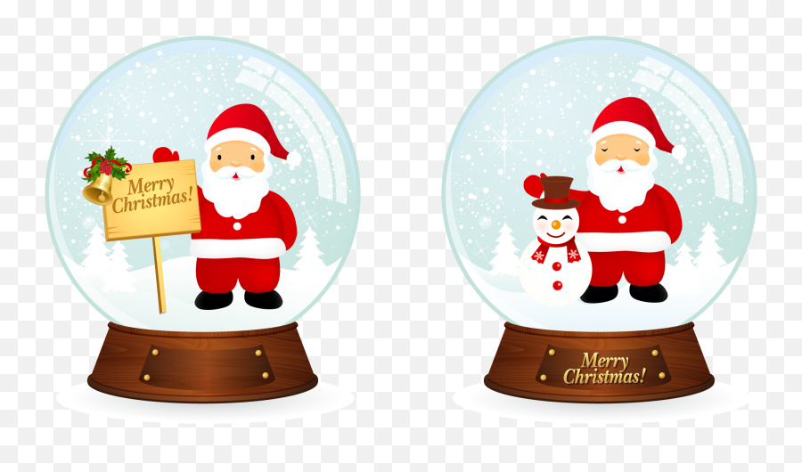 Free Vector Vector Santa Christmas Snowballs - Merry Clipart Merry Christmas Santa Claus Emoji,Santa Png