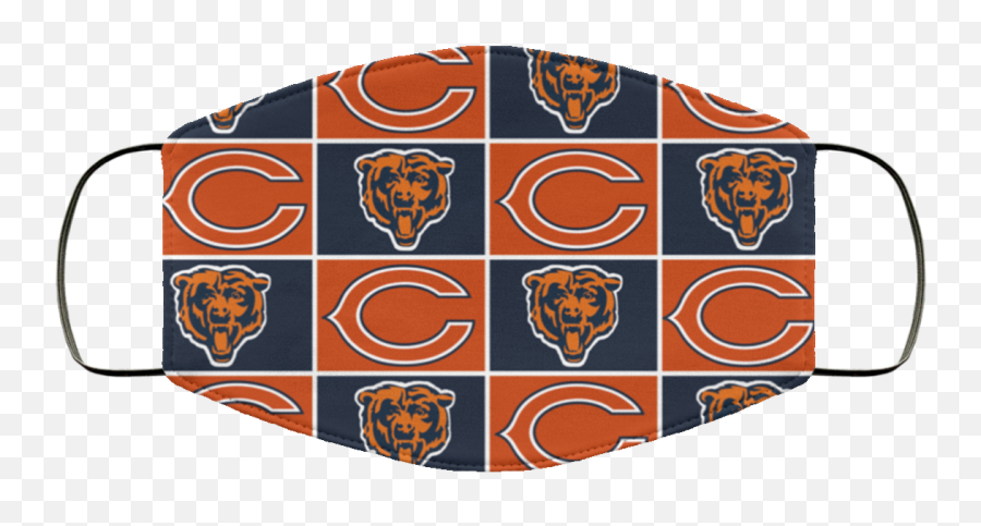 Chicago Bears Face Mask Washable Emoji,Chicago Bears Logo Image