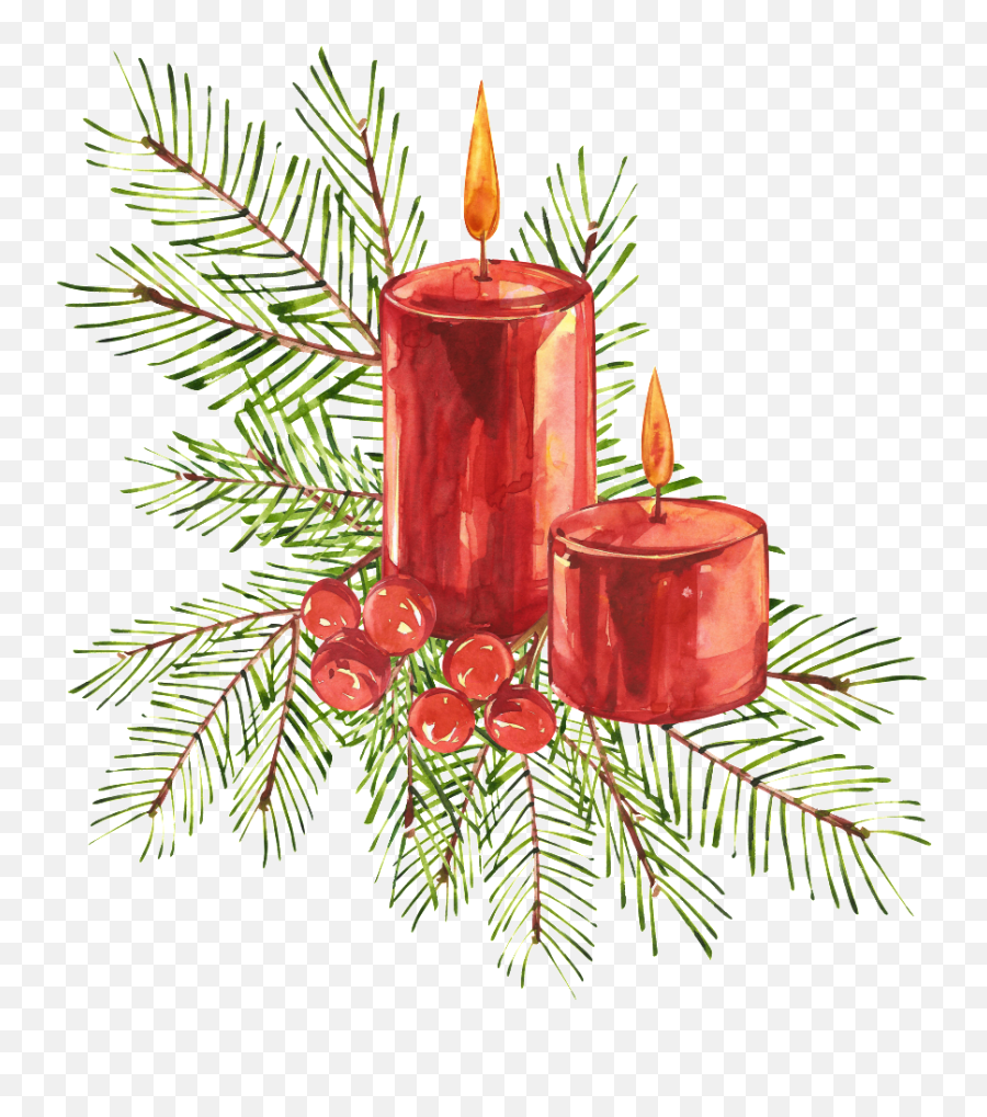 Download Christmas Candle Png Transparent - Christmas Candle Christmas Candle Png Emoji,Candle Png