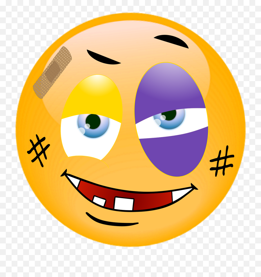 Emoji Injured Black Eye - Free Image On Pixabay,Black Eye Png